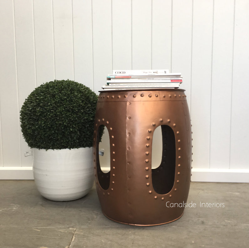 Morocco Drum Side Table / Stool - Large