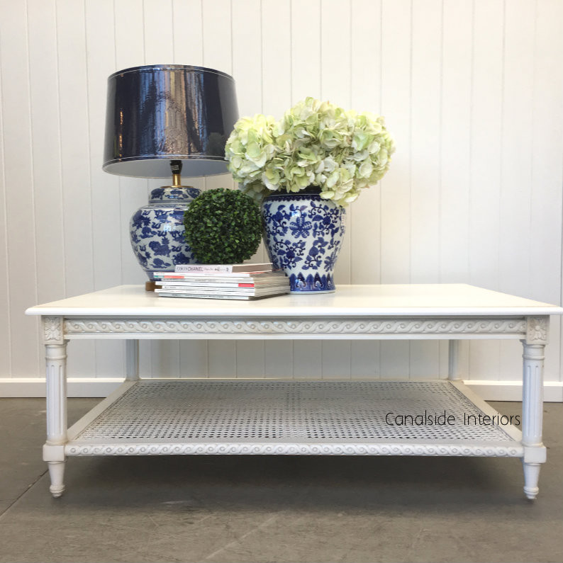 Hamptons Rattan Coffee Table