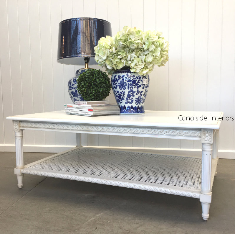 Hamptons Rattan Coffee Table