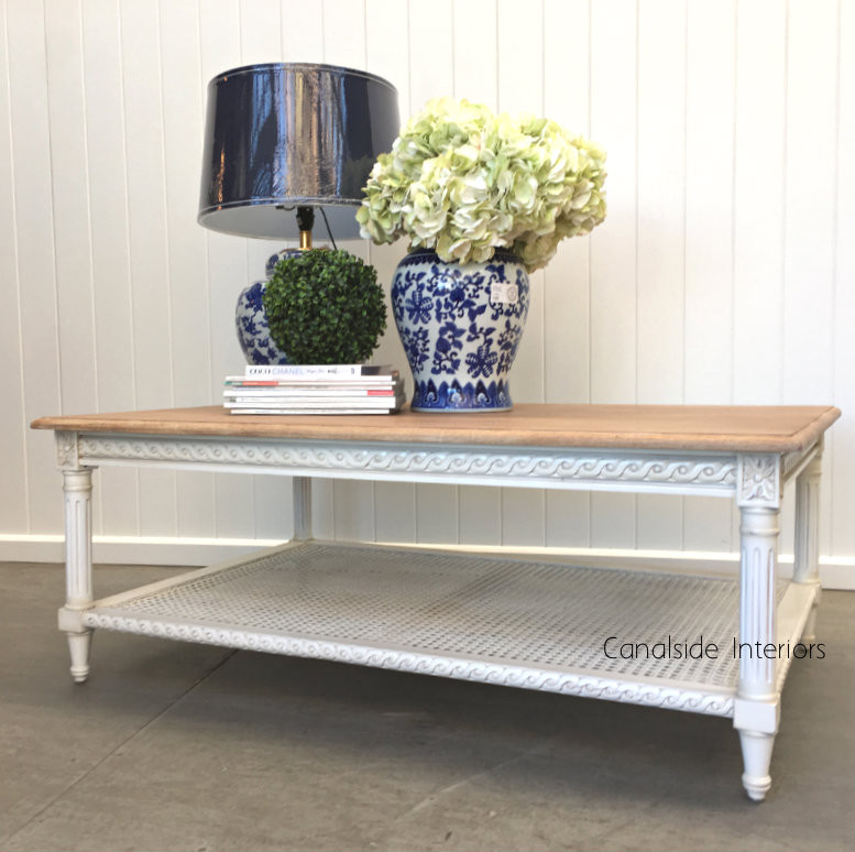 Hamptons Rattan Coffee Table