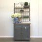 Market Hill French Country Rustic Sideboard / Cupboard with Metal Hutch