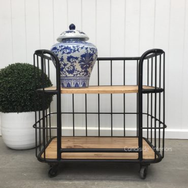 Caged Baker's Side Table / Bedside