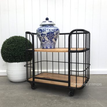 Caged Baker's Side Table / Bedside