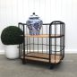 Caged Baker's Side Table / Bedside