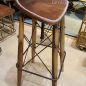 Hendricks Aged Leather Bar Stool