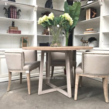 Downing Round Dining Table with Mosaic Top