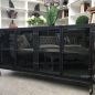 Foundry 4 Door Industrial TV Sideboard with Glass Doors