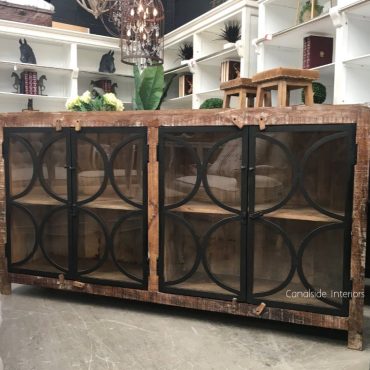 Mondrian II Glass Sideboard
