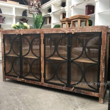 Mondrian II Glass Sideboard
