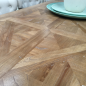 Artisan Parquetry Top Dining Table