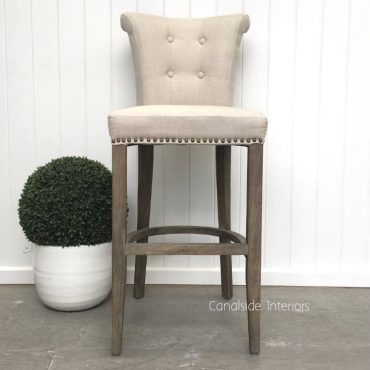 Montague Upholstered Buttoned Back Bar Stool
