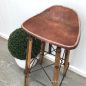 Hendricks Aged Leather Bar Stool