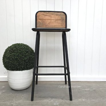 Elementary Bar Stool with Back