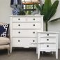 Peninsula 5 Drawer Chest and Peninsula Bedside