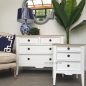 Peninsula 4 Drawer Chest and Peninsula Bedside