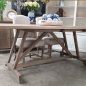 Talbot Dining Table with Herringbone Top