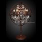 Foucault Iron Orb Chrystal Table Lamp