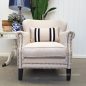 Scottie Occasional Armchair with Stud Detailing