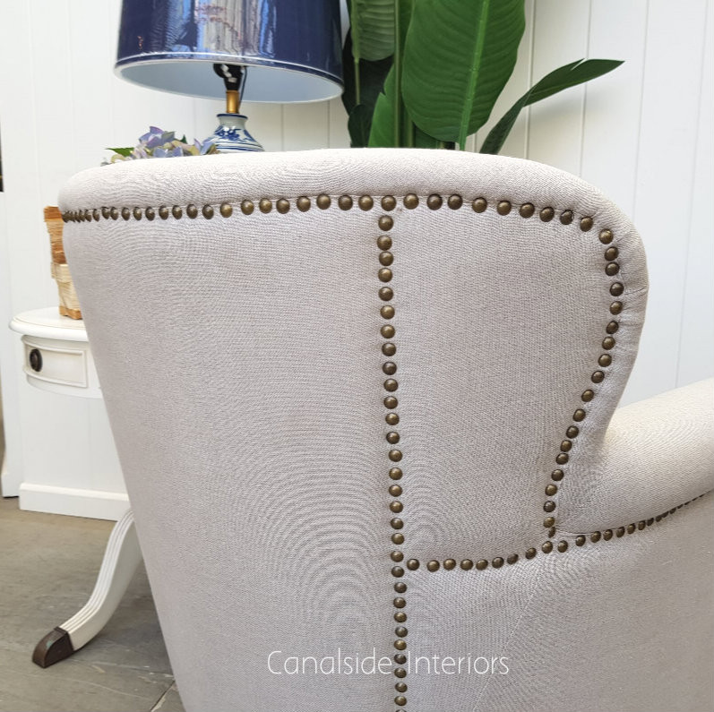 Scottie Occasional Armchair with Stud Detailing