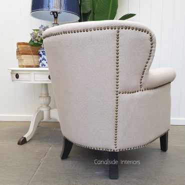 Scottie Occasional Armchair with Stud Detailing