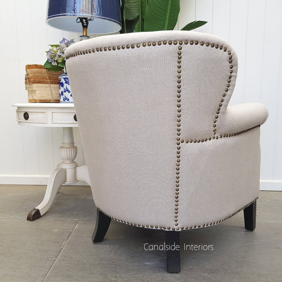 Scottie Occasional Armchair with Stud Detailing