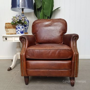 Kennedy Aged Leather Armchair