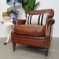 Newport Aged Leather Armchair