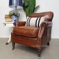 Newport Aged Leather Armchair