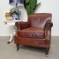 Randall Aged Leather Armchair
