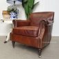 Randall Aged Leather Armchair