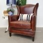Wentworth Aged Leather Wingback
