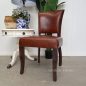 Cuba Aged Leather Dining Chair
