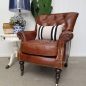 Knox Aged Leather Armchair