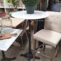 *Cafe Table Top - Carrara Marble - Round