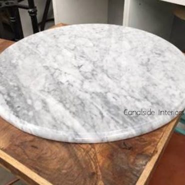 *Cafe Table Top - Carrara Marble - Round