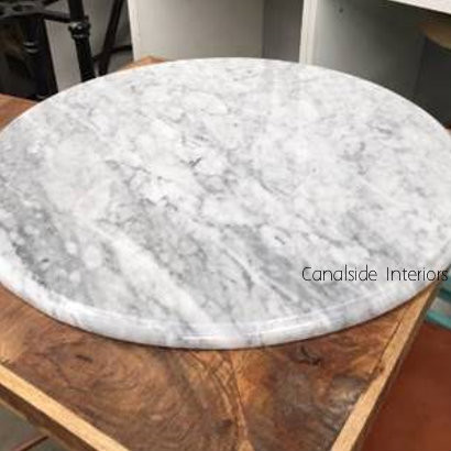 *Cafe Table Top - Carrara Marble - Round