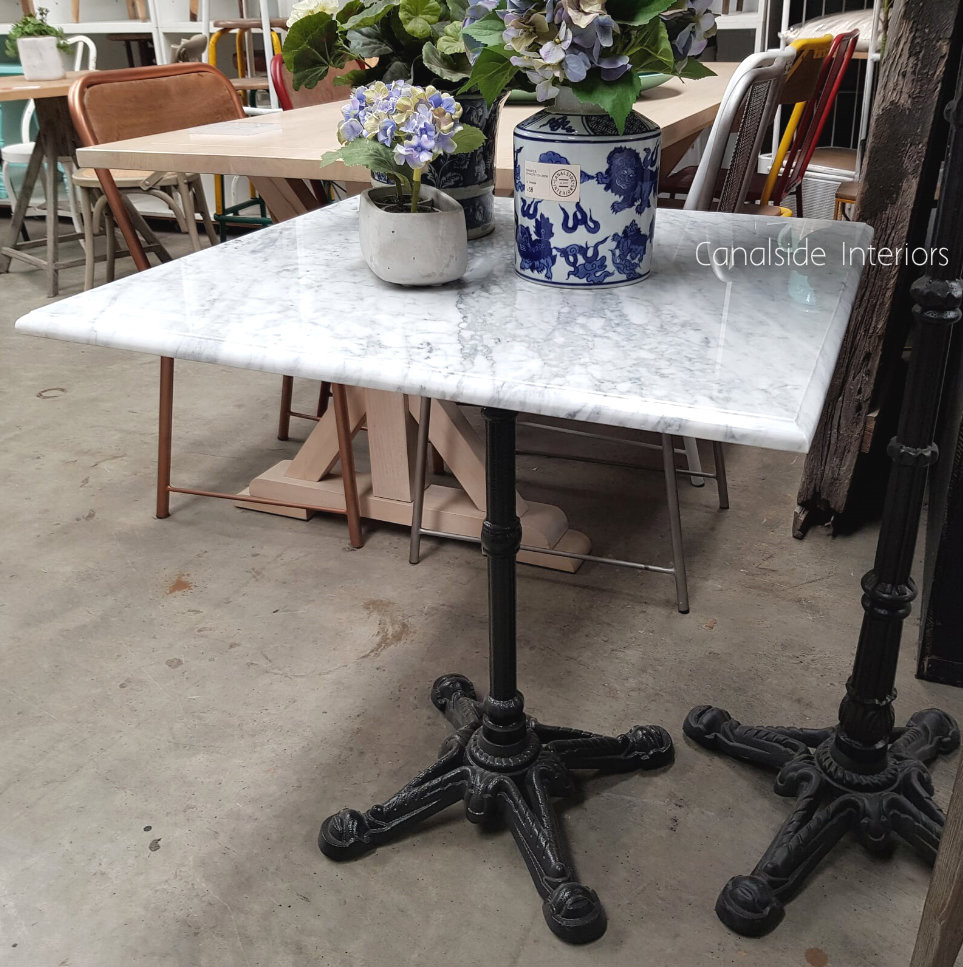 *Cafe Table Top - Carrara Marble - Square