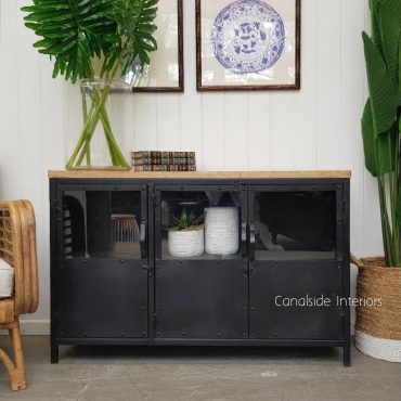 Foundry 3 Door Industrial Sideboard