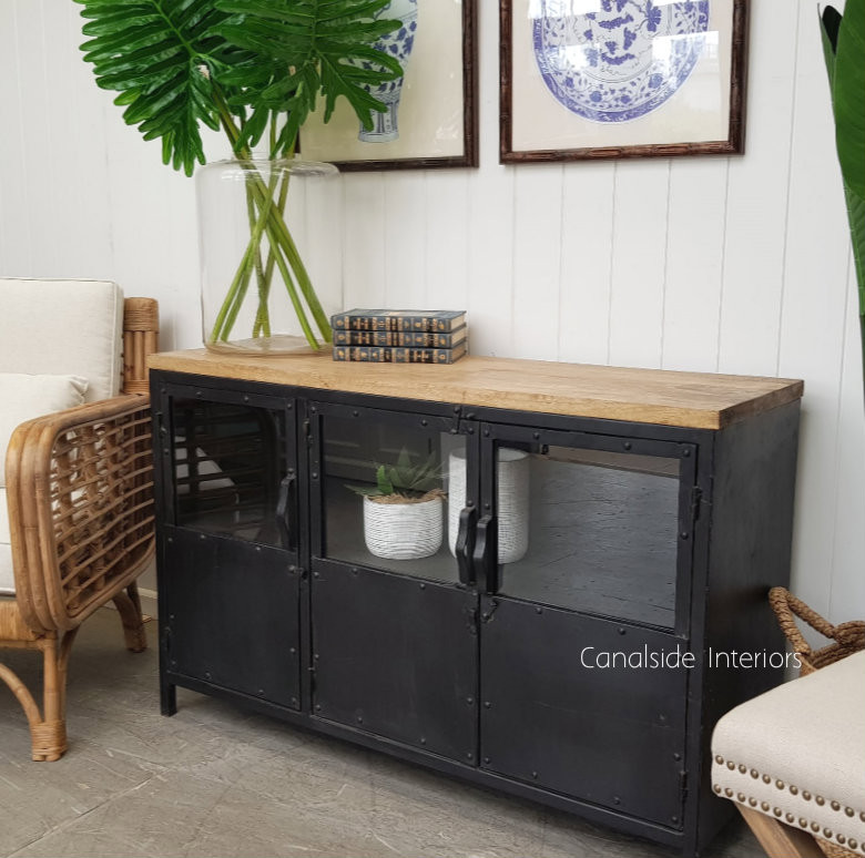 Foundry 3 Door Industrial Sideboard