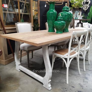 Harper Herringbone Dining Table