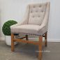 Empire Upholstered Dining Chair - Cream