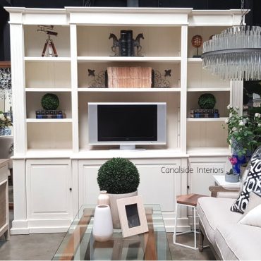 Yates TV Entertainment Wall Unit Library