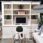 Yates TV Entertainment Wall Unit Library