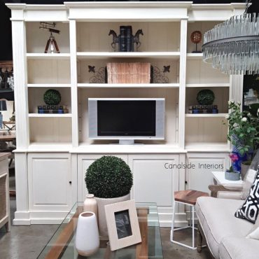 Yates TV Entertainment Wall Unit Library