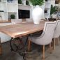 Alexandra Dining Table with Reclaimed Elm Top