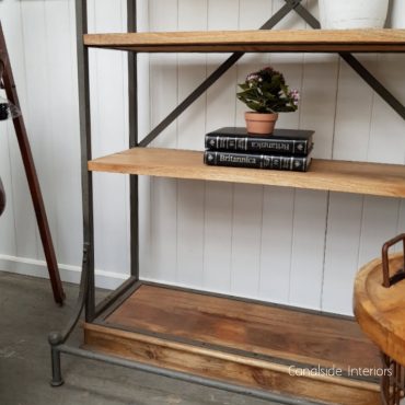 Diaz Rustic Open Bookshelf