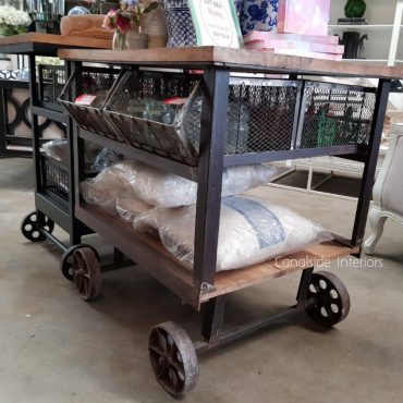 Tutti Booty Industrial Island Workbench / Cart