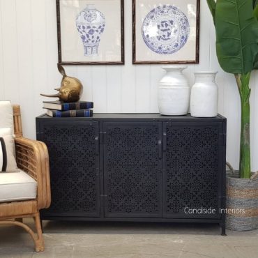 Foundry Industrial 3 Door Sideboard with Perforated Metal