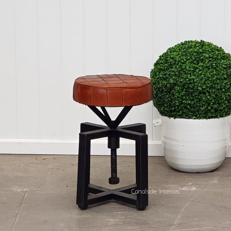 Regiment Adjustable Low Stool