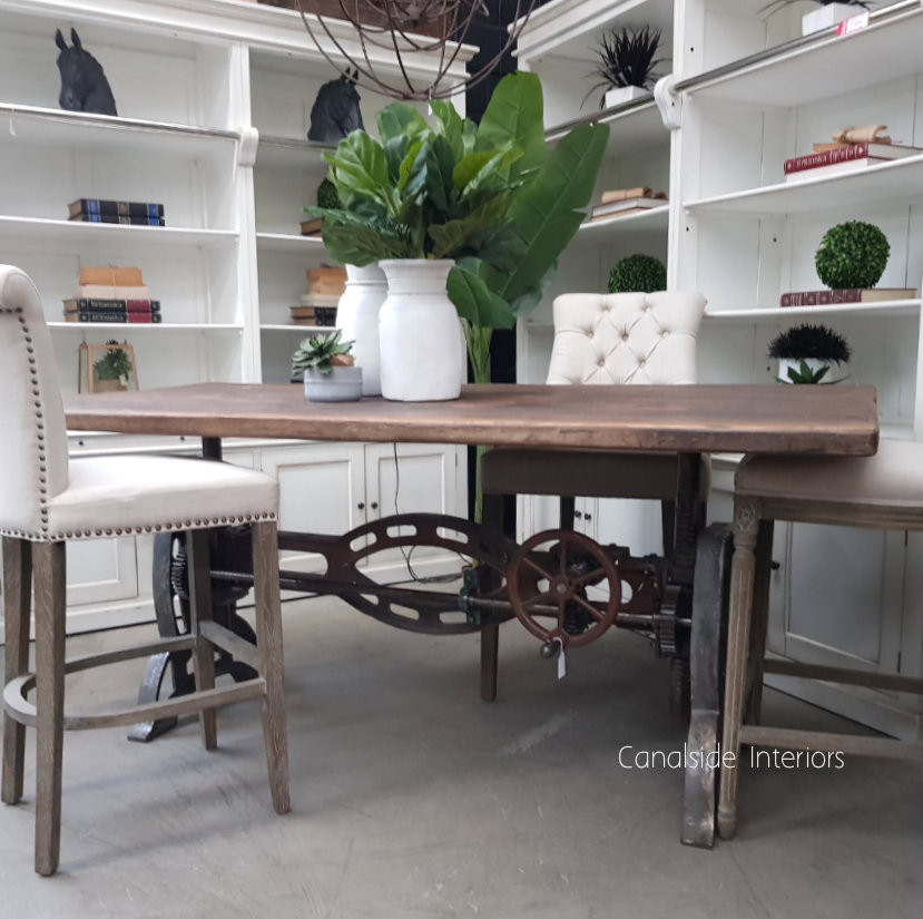 Phoenix Adjustable Dining to Bar Table